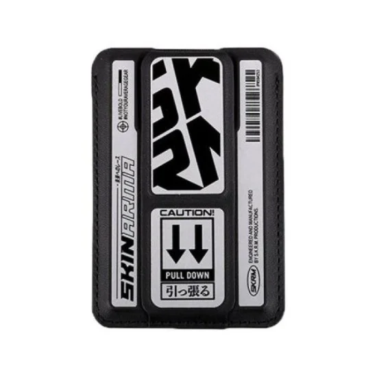 Skinarma Kado Kira Kobai Wallet Mag-Charge Card Holder With Grip Stand - Chrome